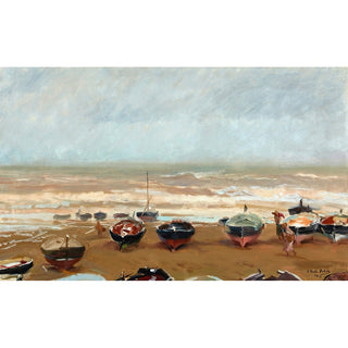 Reproduction Après-midi orageux - Joaquín Sorolla
