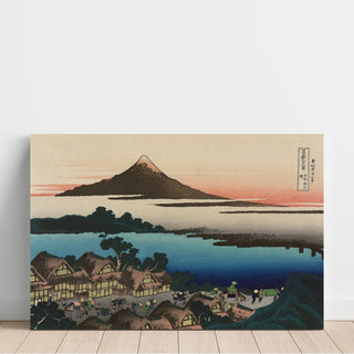 Reproduction Aube à Isawa dans la province de Kai - Katsushika Hokusai