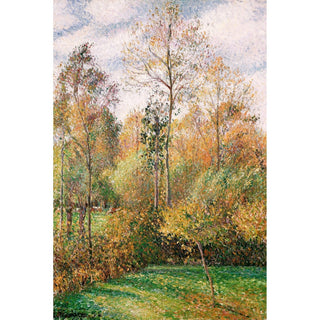 Reproduction Automne, Peupliers, Eragny - Camille Pissarro