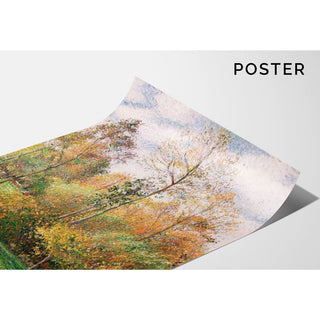 Reproduction Automne, Peupliers, Eragny - Camille Pissarro