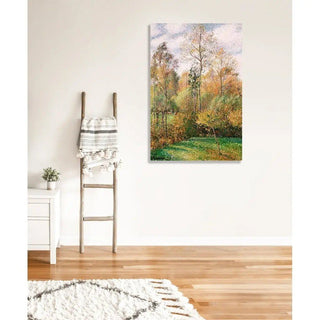 Reproduction Automne, Peupliers, Eragny - Camille Pissarro