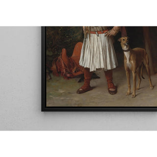 Reproduction Bashi-Bazouk et son chien - Jean-Léon Gérôme