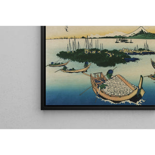 Reproduction Buyo Tsukuda-jima - Katsushika Hokusai
