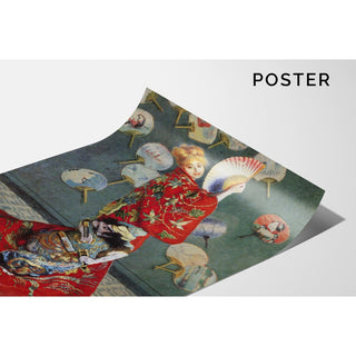 Reproduction Camille Monet en costume japonais - Claude Monet