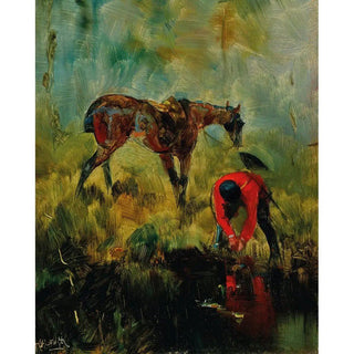 Reproduction Cheval de chasse à courre - Henri de Toulouse-Lautrec