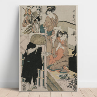Reproduction Chushingura, Acte IX de L'entrepôt de la loyauté - Kitagawa Utamaro