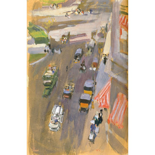 Reproduction Cinquième Avenue, New York - Joaquín Sorolla