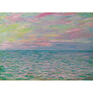 Reproduction Coucher de Soleil à Pourville, Pleine Mer - Claude Monet