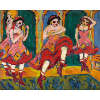 Reproduction Danseurs de Czardas - Ernst Ludwig Kirchner