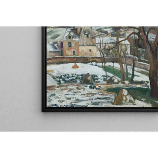 Reproduction Effet de Neige à L'Hermitage, Pontoise - Camille Pissarro