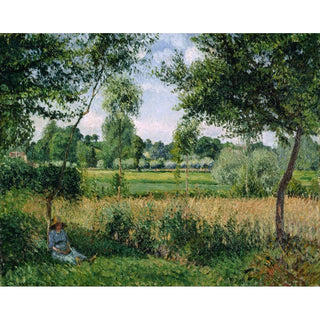 Reproduction Effet de lumière du matin, Eragny - Camille Pissarro
