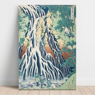 Reproduction Falls of Kirifuri at Mt. Kurokami, Shimotsuke Province - Katsushika Hokusai