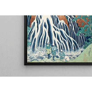 Reproduction Falls of Kirifuri at Mt. Kurokami, Shimotsuke Province - Katsushika Hokusai