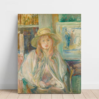 Reproduction Fillette au Chapeau de Paille - Berthe Morisot