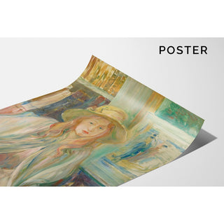 Reproduction Fillette au Chapeau de Paille - Berthe Morisot