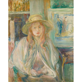 Reproduction Fillette au Chapeau de Paille - Berthe Morisot