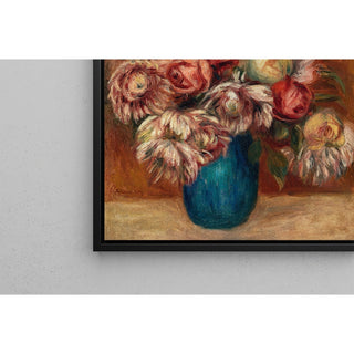 Reproduction Fleurs dans un vase vert - Pierre-Auguste Renoir