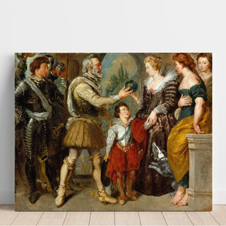 Reproduction Henri IV confiant la régence à Marie de Médicis - Eugène Delacroix