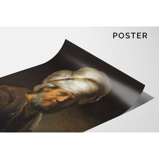 Reproduction Homme en vêtements orientaux - Rembrandt van Rijn