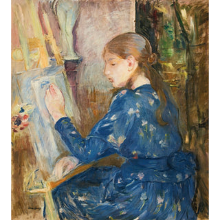Reproduction Jeune Fille Écrivant - Berthe Morisot