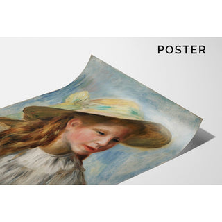 Reproduction Jeune Fille au Chapeau - Pierre-Auguste Renoir