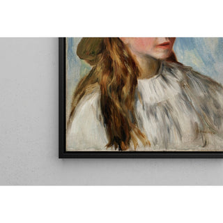 Reproduction Jeune Fille au Chapeau - Pierre-Auguste Renoir