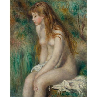 Reproduction Jeune fille au bain - Pierre-Auguste Renoir