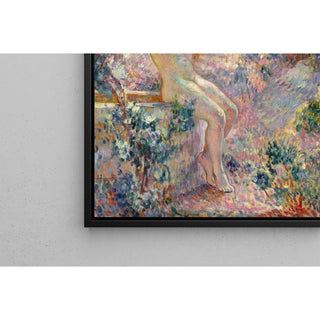 Reproduction Jeune nue assise au bord d'un puits - Henri Lebasque