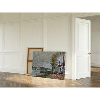 Reproduction Jour de Brouillard à Saint-Mammès - Alfred Sisley