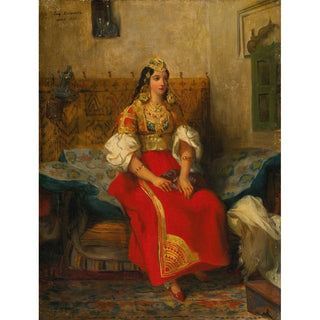 Reproduction Juive de Tanger en Costume d'Appart - Eugène Delacroix
