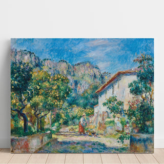 Reproduction La Ferme de Magnanosc ou La Villa Raynaud, Grasse - Pierre-Auguste Renoir