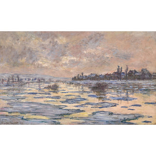 Reproduction La Seine à Lavacourt, Débâcle - Claude Monet