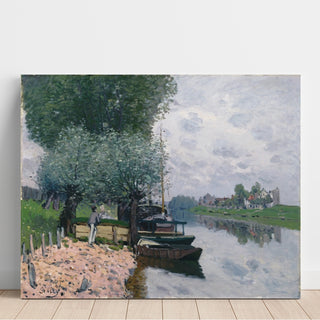 Reproduction La Seine près de Bougival - Alfred Sisley