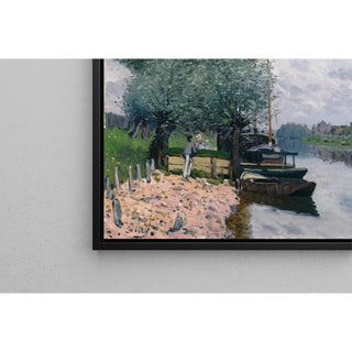 Reproduction La Seine près de Bougival - Alfred Sisley