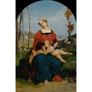Reproduction La Vierge, L'Enfant Jésus et Saint Jean - Jean-Léon Gérôme