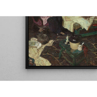 Reproduction La belle sage-femme, le bébé et la belle mère - Dean Cornwell