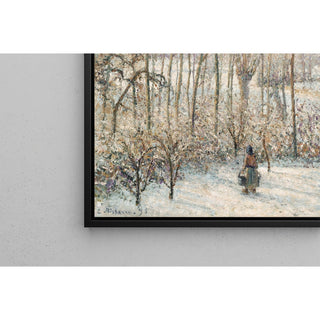 Reproduction La lumière du soleil du matin sur la neige Eragny-sur-Epte - Camille Pissarro