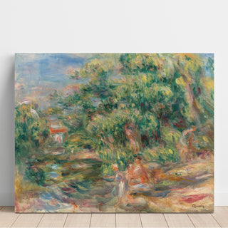 Reproduction Lavandières au Bord du Loup - Pierre-Auguste Renoir