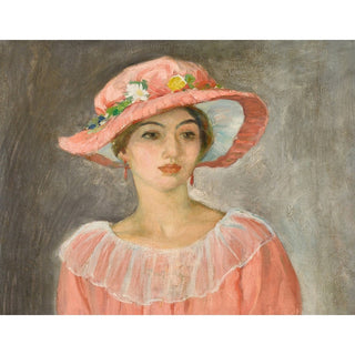 Reproduction Le Chapeau Rose - Henri Lebasque