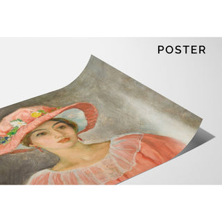 Reproduction Le Chapeau Rose - Henri Lebasque