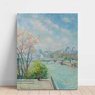 Reproduction Le Louvre, Matin, Printemps - Camille Pissarro