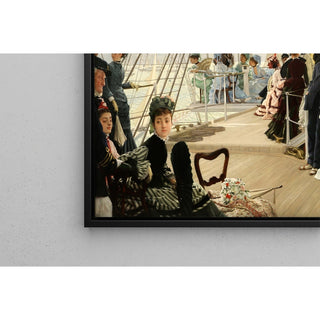 Reproduction Le bal à bord du navire - James Tissot