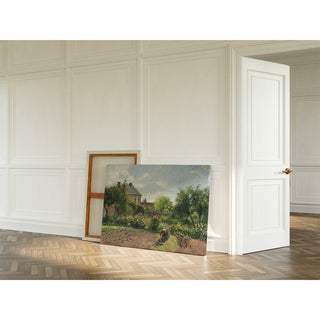 Reproduction Le jardin des artistes à Eragny - Camille Pissarro