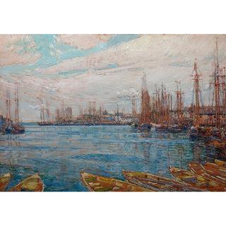 Reproduction Le port aux mille mâts - Childe Hassam