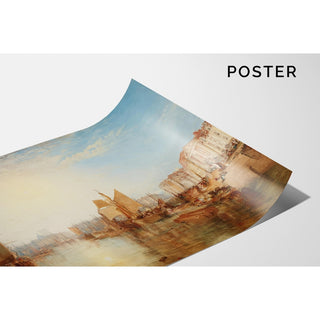 Reproduction Le port de Dieppe - Joseph Mallord William Turner