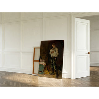 Reproduction Le veuf - Max Liebermann