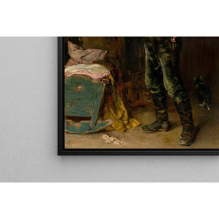 Reproduction Le veuf - Max Liebermann