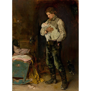 Reproduction Le veuf - Max Liebermann