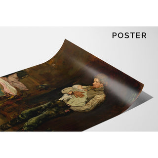 Reproduction Le veuf - Max Liebermann