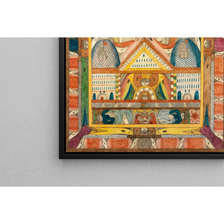 Reproduction Leantika, Grand Hôtel Géant, sur le lac Lion; Inde - Adolf Wolifli